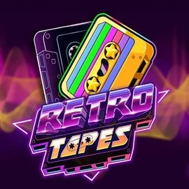 Retro Tapes slot logo by Push Gaming at Loyal Casino